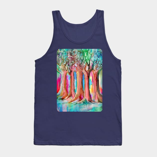 Dream Forest Tank Top by micklyn